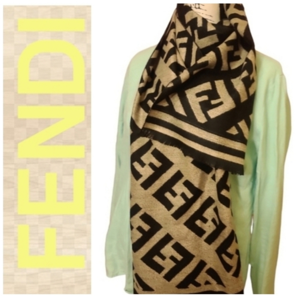 🧧Fantastic Fendi Zucca Cashmere Scarf🍟+GIFT(copy)